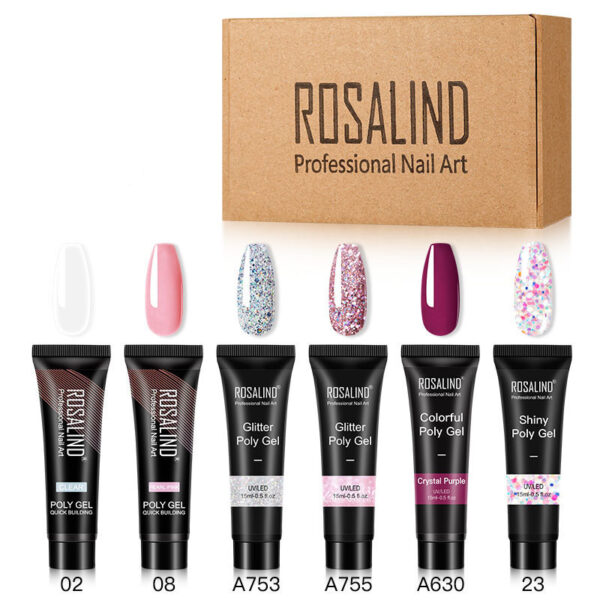 Vibrant Perfection: Multi-Color Mixed Nail Solid Model Glue for Stunning Nail Art