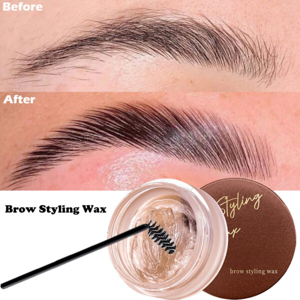Waterproof Natural Wild Eyebrow Hair Styling Cream for Fluffy, Long-Lasting Brows